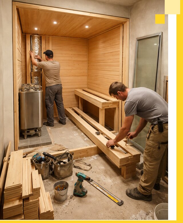 Проектирование и установка домашних саун под ключ в Ярославле