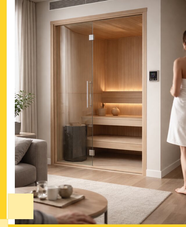 Сауна в квартире под ключ в Ярославле от 123216 р. ЭриданРсл