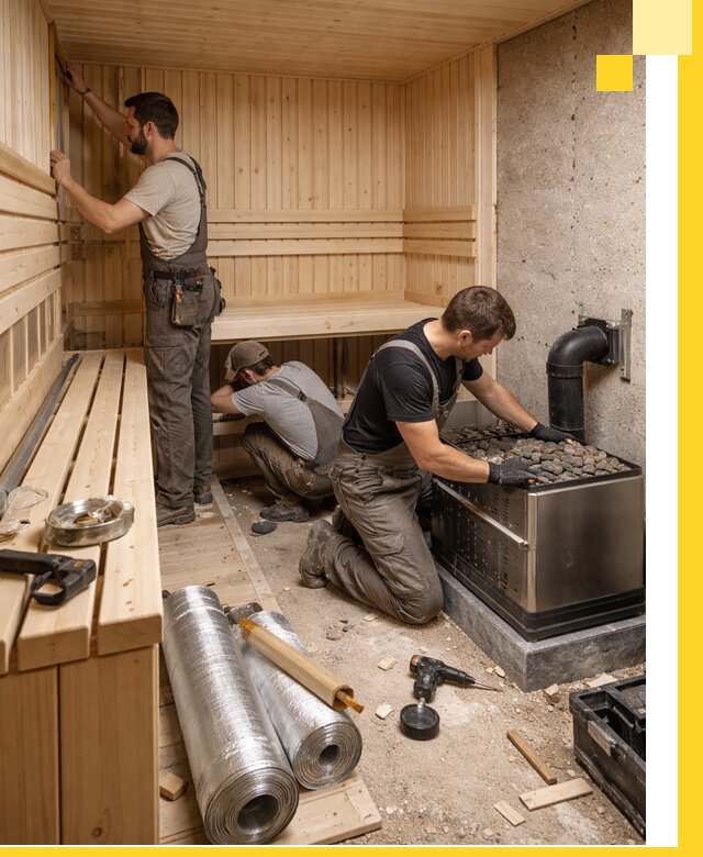 Индивидуальные сауны на заказ в Ярославле под ключ, проект и монтаж