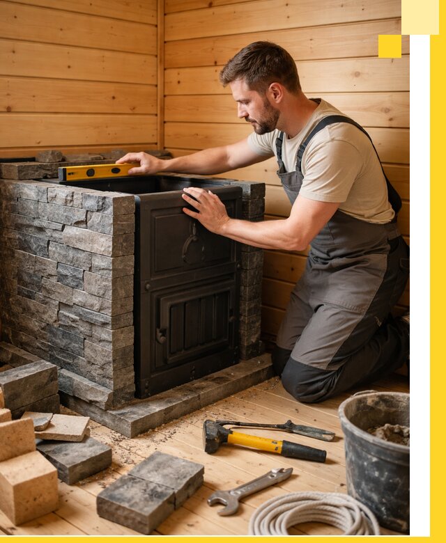 Производство и установка печей для саун под ключ в Ярославле