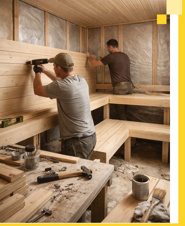 Профессиональная отделка бань и саун под ключ в Ярославле