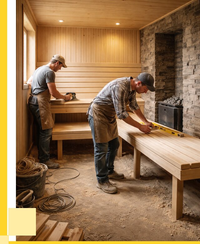 Отделка бани в Ярославле: внутренняя отделка от 3080 р. | ЭриданРсл