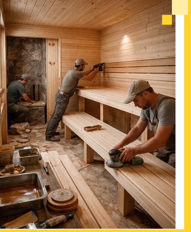 Профессиональная отделка бань в Ярославле под ключ, с гарантией