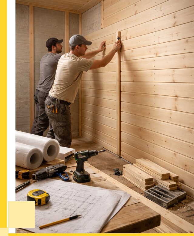 Обшивка бани вагонкой в Ярославле от 1232 р., ЭриданРсл