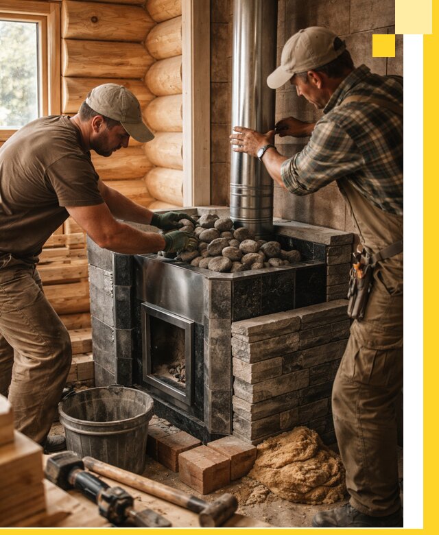 Строительство и отделка русских бань под ключ в Ярославле