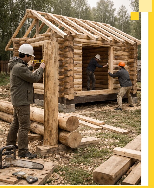 Строительство бань для дачи под ключ в Ярославле с доставкой и монтажом