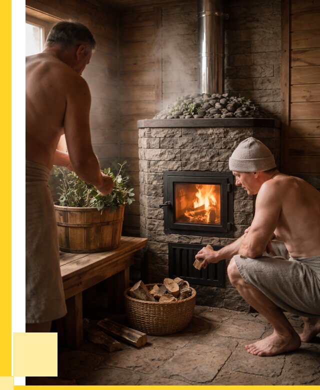 Банные печи под ключ в Ярославле от 46206 р. | ЭриданРсл кирпичная