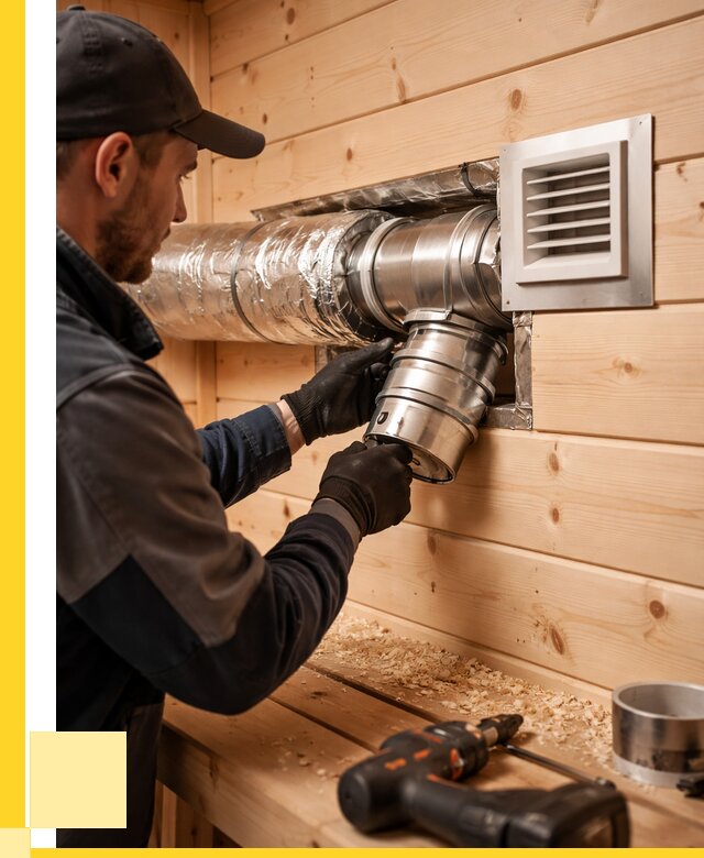 Монтаж вентиляции бани в Ярославле от 12322 р. | ЭриданРсл