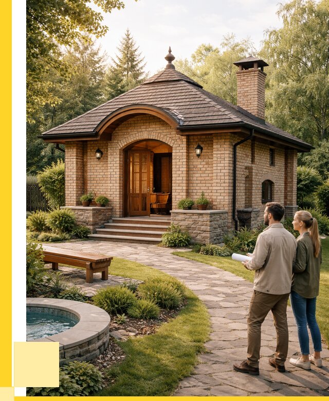 Проект кирпичной бани в Ярославле от 30804 р. | ЭриданРсл