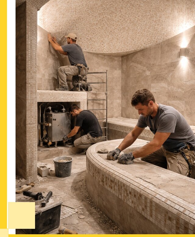 Монтаж хамамов под ключ в Ярославле от 256700 р. ЭриданРсл