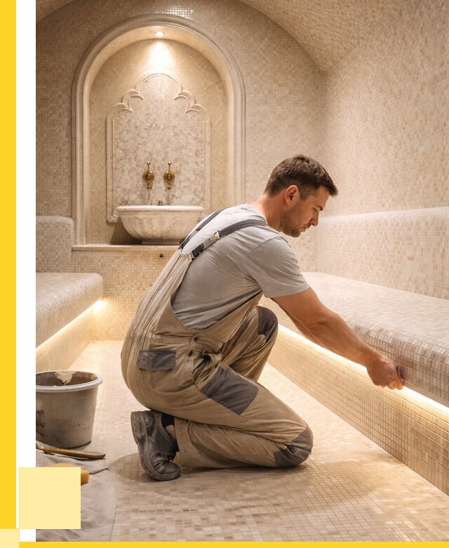 Отделка хамамов под ключ в Ярославле от 5647 р. | ЭриданРсл