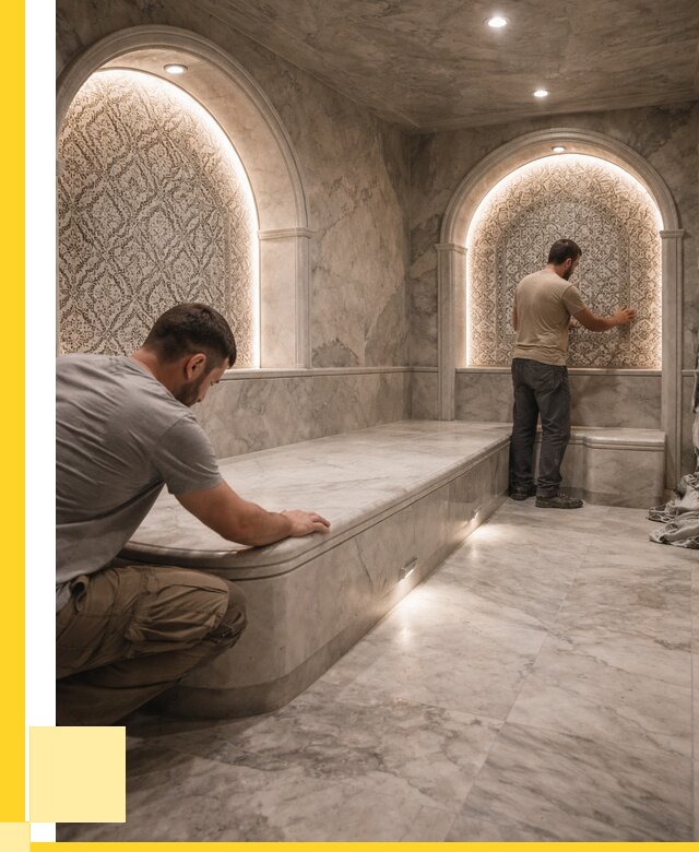 Турецкие бани под ключ в Ярославле от 256700 р. | ЭриданРсл