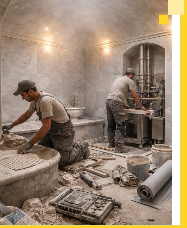 Строительство турецких бань хаммам под ключ в Ярославле