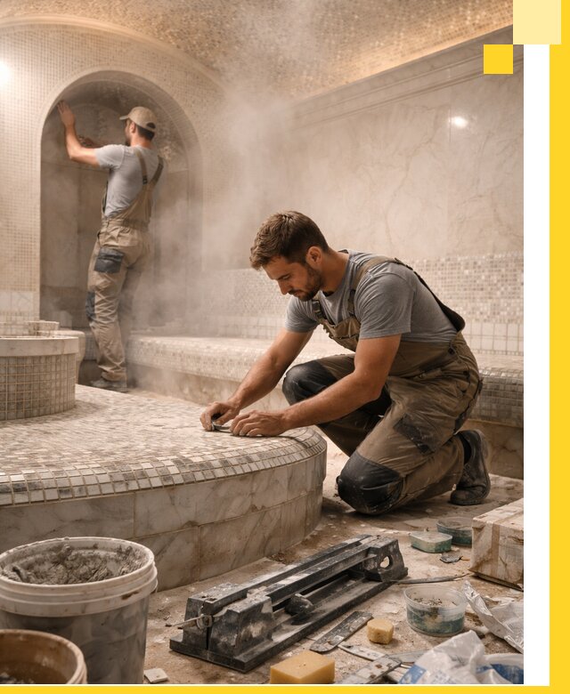 Профессиональный дизайн хамама и SPA под ключ в Ярославле