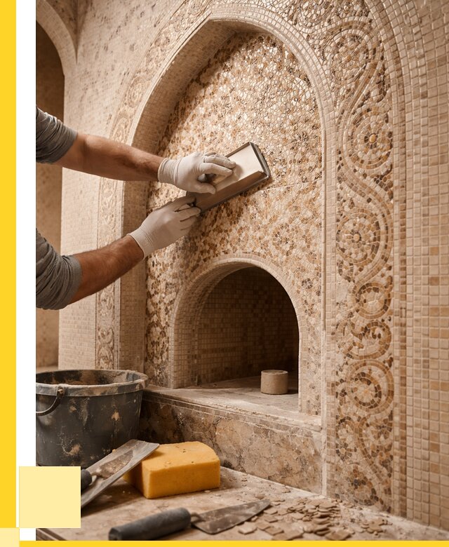 Мозаика для хамама в Ярославле под ключ от 5134 р. | ЭриданРсл