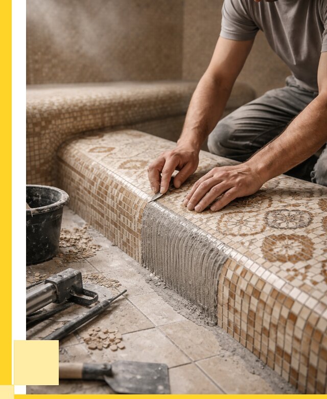 Плитка для хамама под ключ в Ярославле от 3594 р. | ЭриданРсл