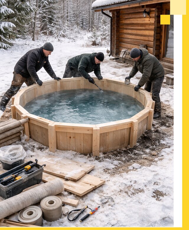 Изготовление и установка ледяных купелей под ключ в Ярославле