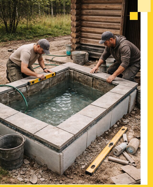 Изготовление и установка холодных купелей под ключ в Ярославле